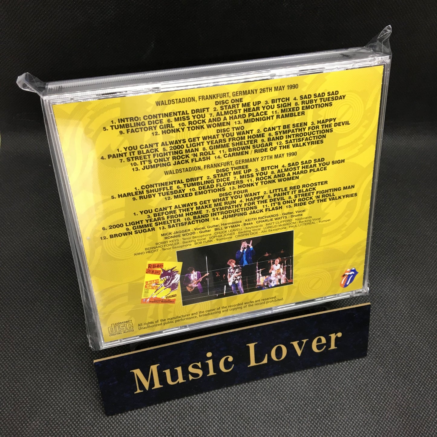THE ROLLING STONES / FRANKFURT 1990 (4CD)