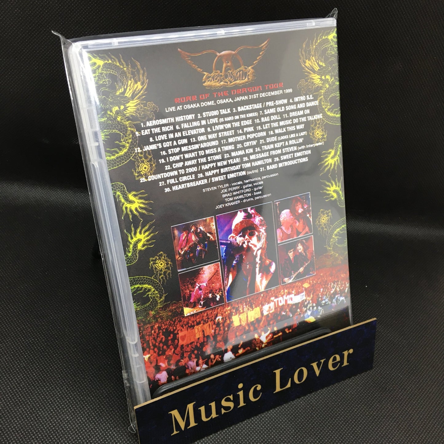 AEROSMITH / OSAKA DOME 1999 NEW YEARS EVE LIVE BROADCAST PRO SHOT (1DVDR)