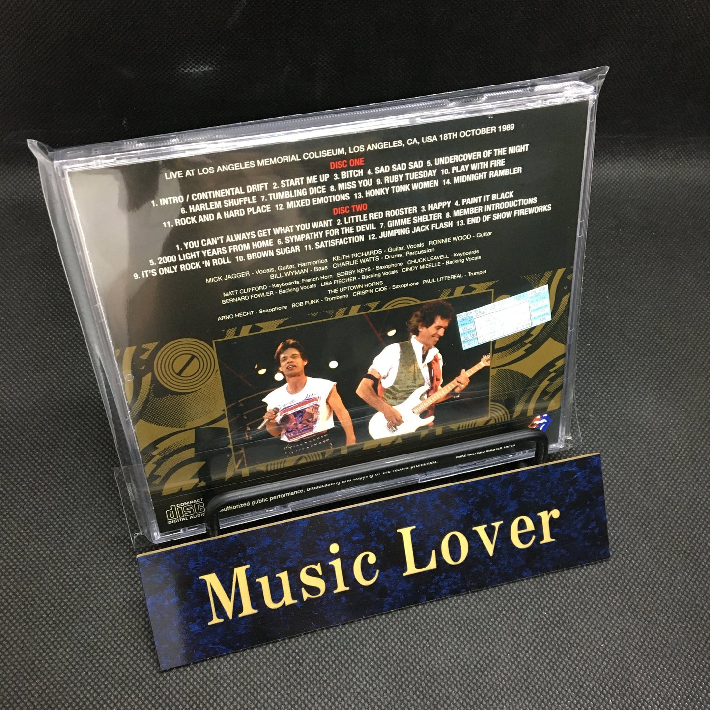 THE ROLLING STONES / LOS ANGELES 1989 1ST NIGHT MIKE MILLARD MASTER TAPES (2CD)
