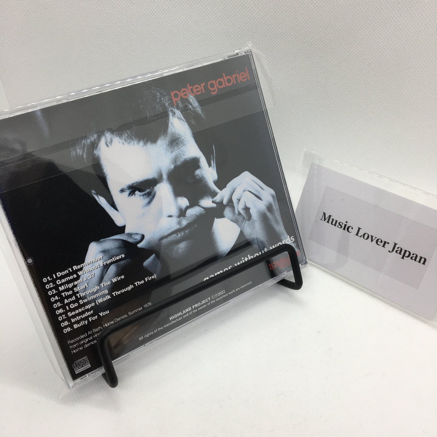 PETER GABRIEL / GAMES WITHOUT WORDS Soundboard (1CDR)