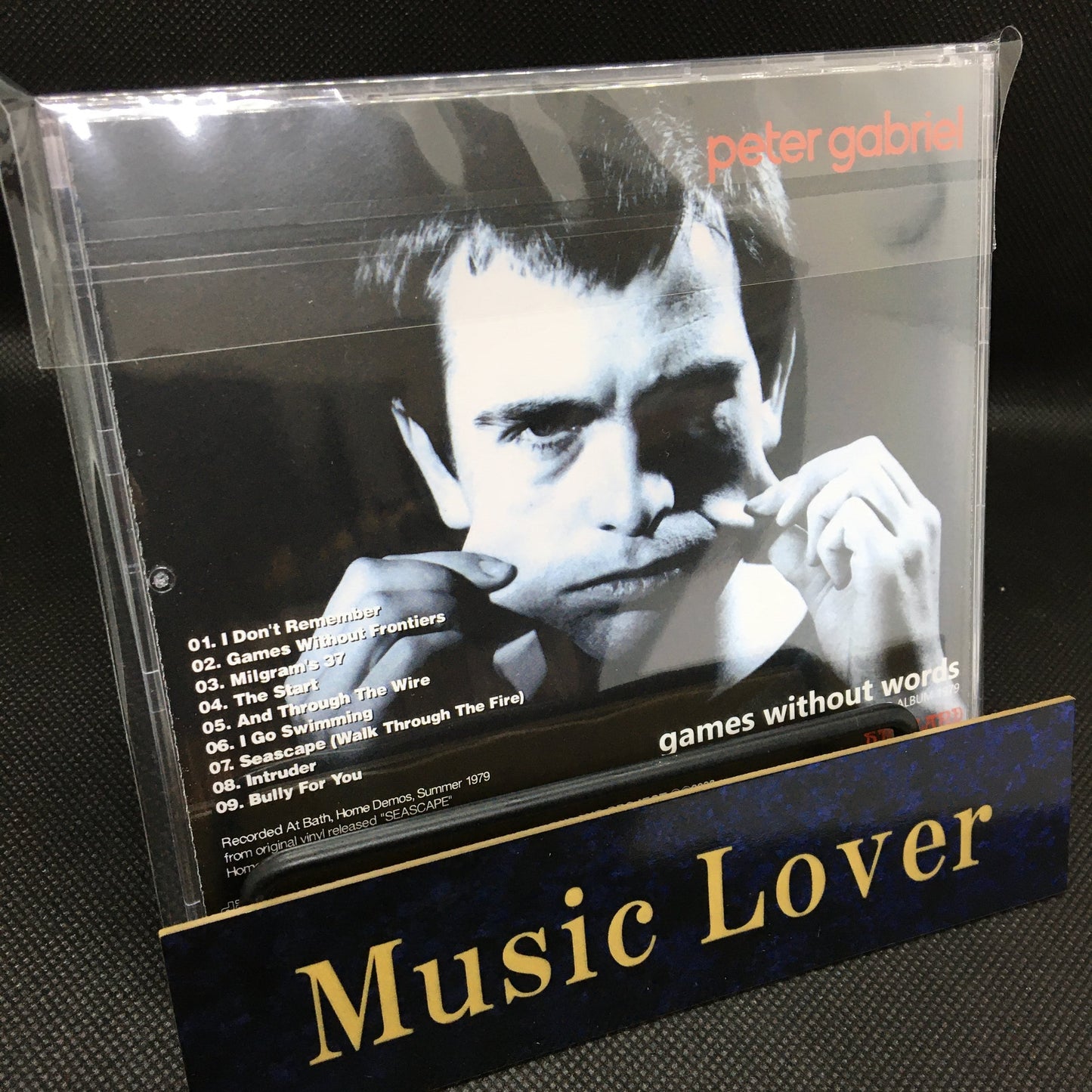 PETER GABRIEL / GAMES WITHOUT WORDS Soundboard (1CDR)