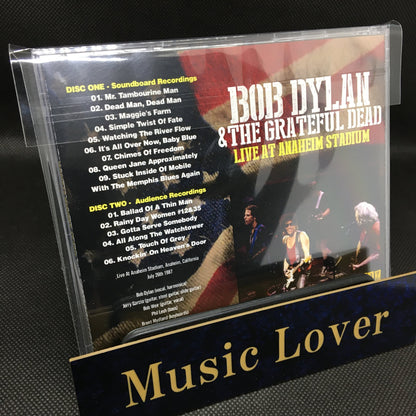 BOB DYLAN & THE GRATEFUL DEAD / LIVE AT ANAHEIM STADIUM Soundboard (2CDR)