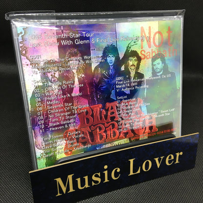 BLACK SABBATH / Seventh Star Tour 1986 (2CDR)