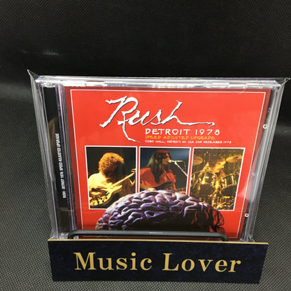 RUSH / DETROIT 1978 CALIDAD AJUSTADA ESTÉREO MEJORADO (2 CDR)