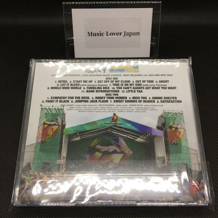 THE ROLLING STONES / FESTIVAL DE JAZZ Y PATRIMONIO DE NUEVA ORLEANS 2024 (2 CD)