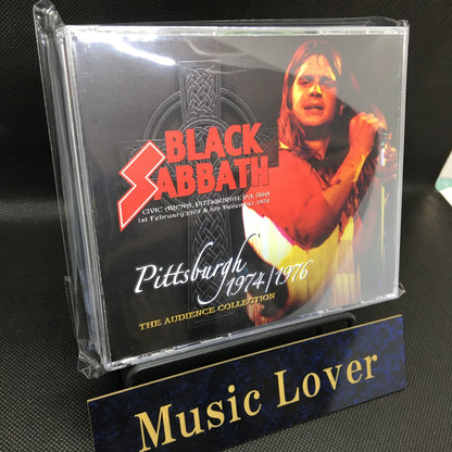 BLACK SABBATH / PITTSBURGH 1974/1976 THE AUDIENCE COLLECTION (3CDR)