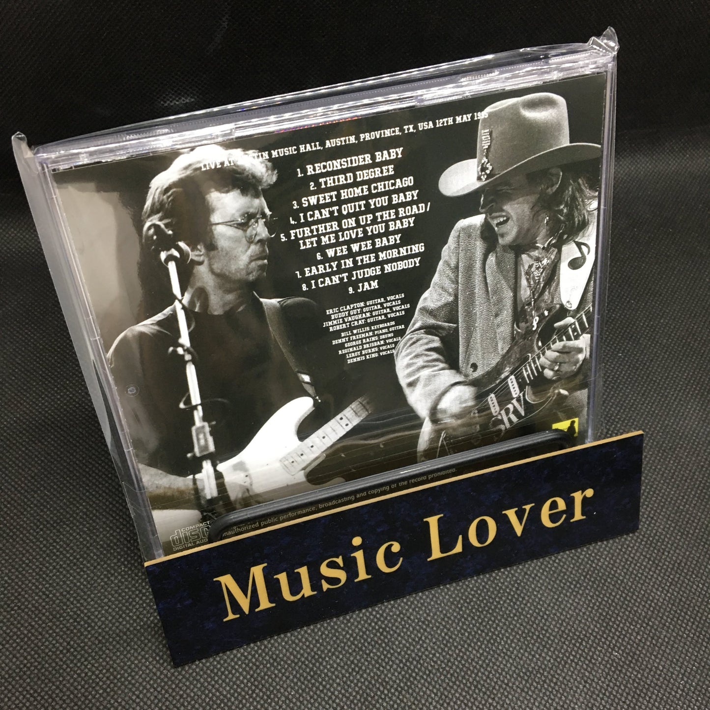 ERIC CLAPTON / STEVIE RAY VAUGHAN TRIBUTE CONCERT 1995 DAT MASTER (1CD)