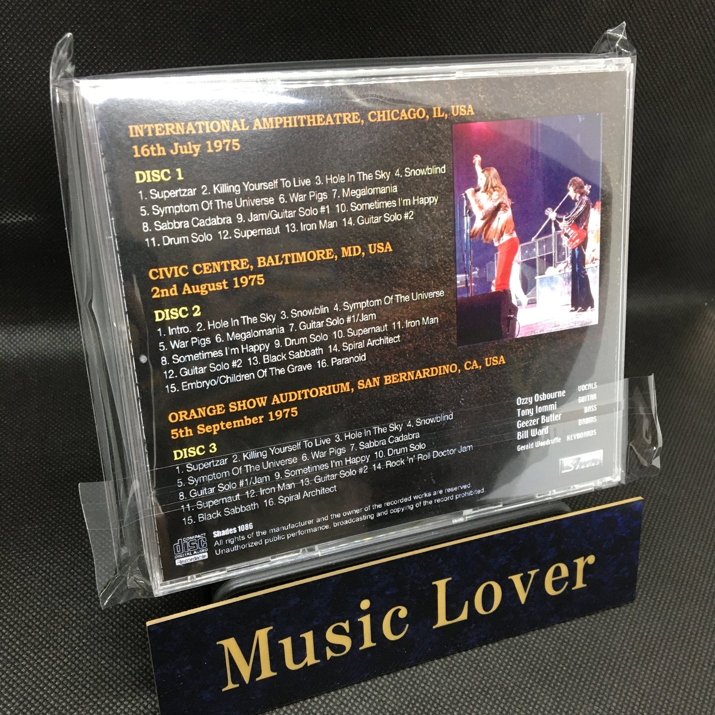 BLACK SABBATH / U.S.A. 1975 (3CDR)