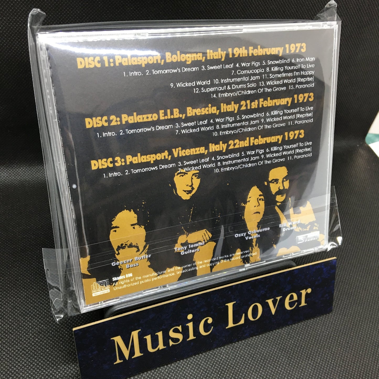 BLACK SABBATH / TRILOGIA ITALIANA '73 (3CDR)