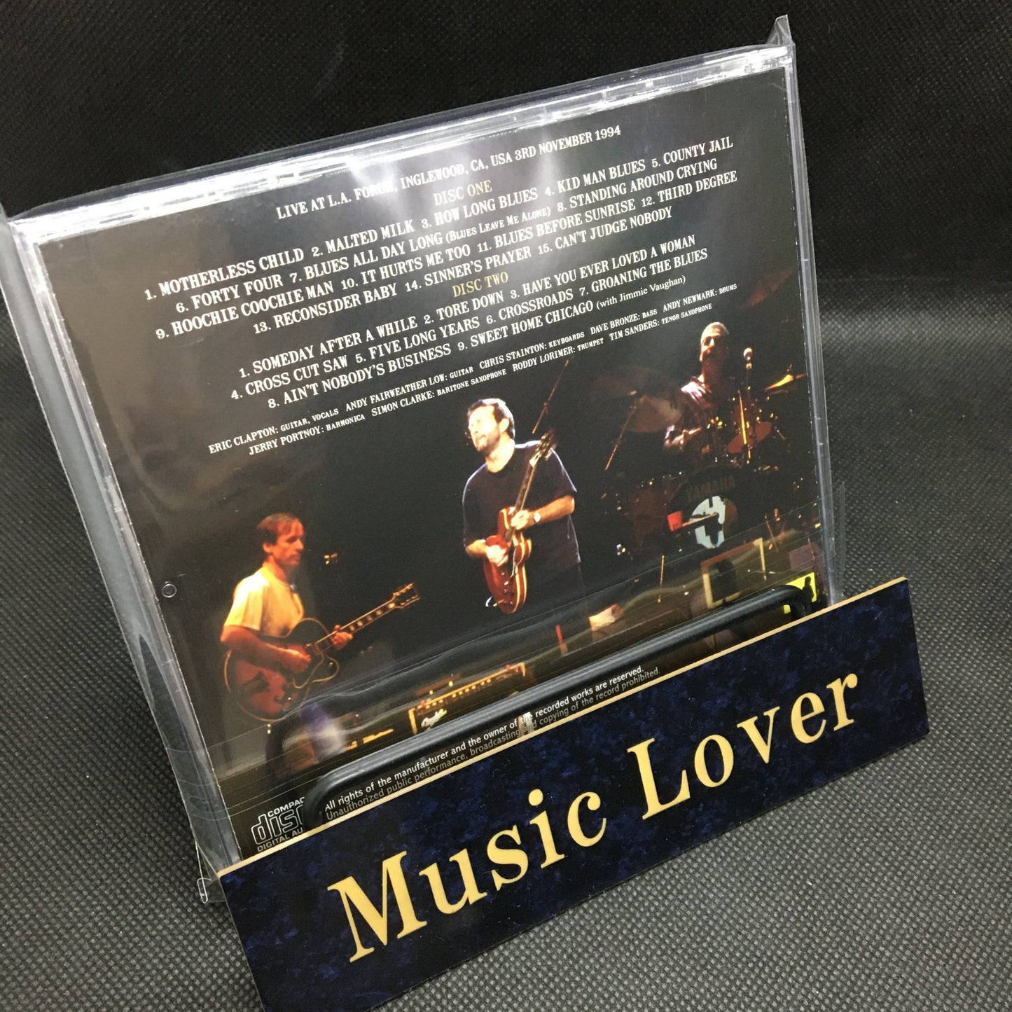 ERIC CLAPTON / L.A. FORUM 1994 DAT MASTER STEREO SOUNDBOARD (2CD)