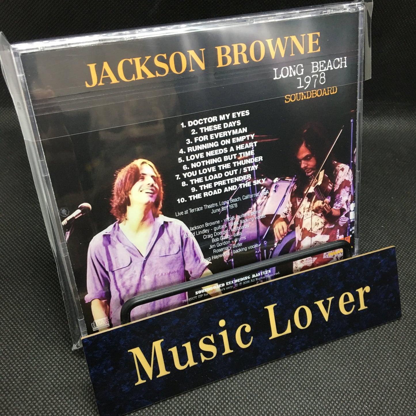 JACKSON BROWNE / LONG BEACH 1878 SOUNDBOARD (1CDR)