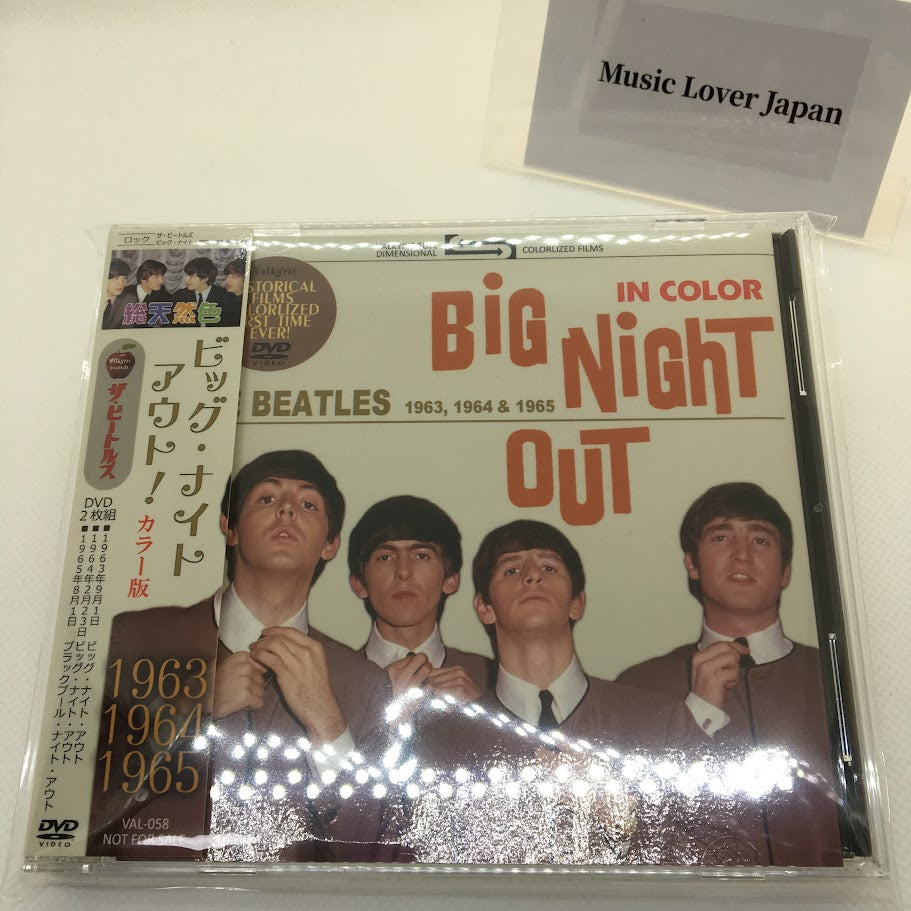 THE BEATLES BIG NIGHT OUT! 1963, 1964 and 1965 in COLOR 2DVD