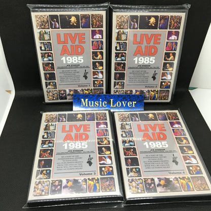 V.A. Various Artists / Live AID JFK Stadium Philadelphia 1985 Vol.1-4 Set (4DVDR)
