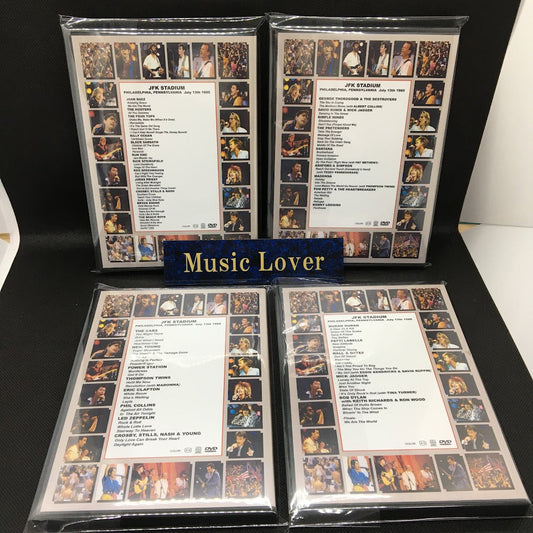 V.A. Various Artists / Live AID JFK Stadium Philadelphia 1985 Vol.1-4 Set (4DVDR)