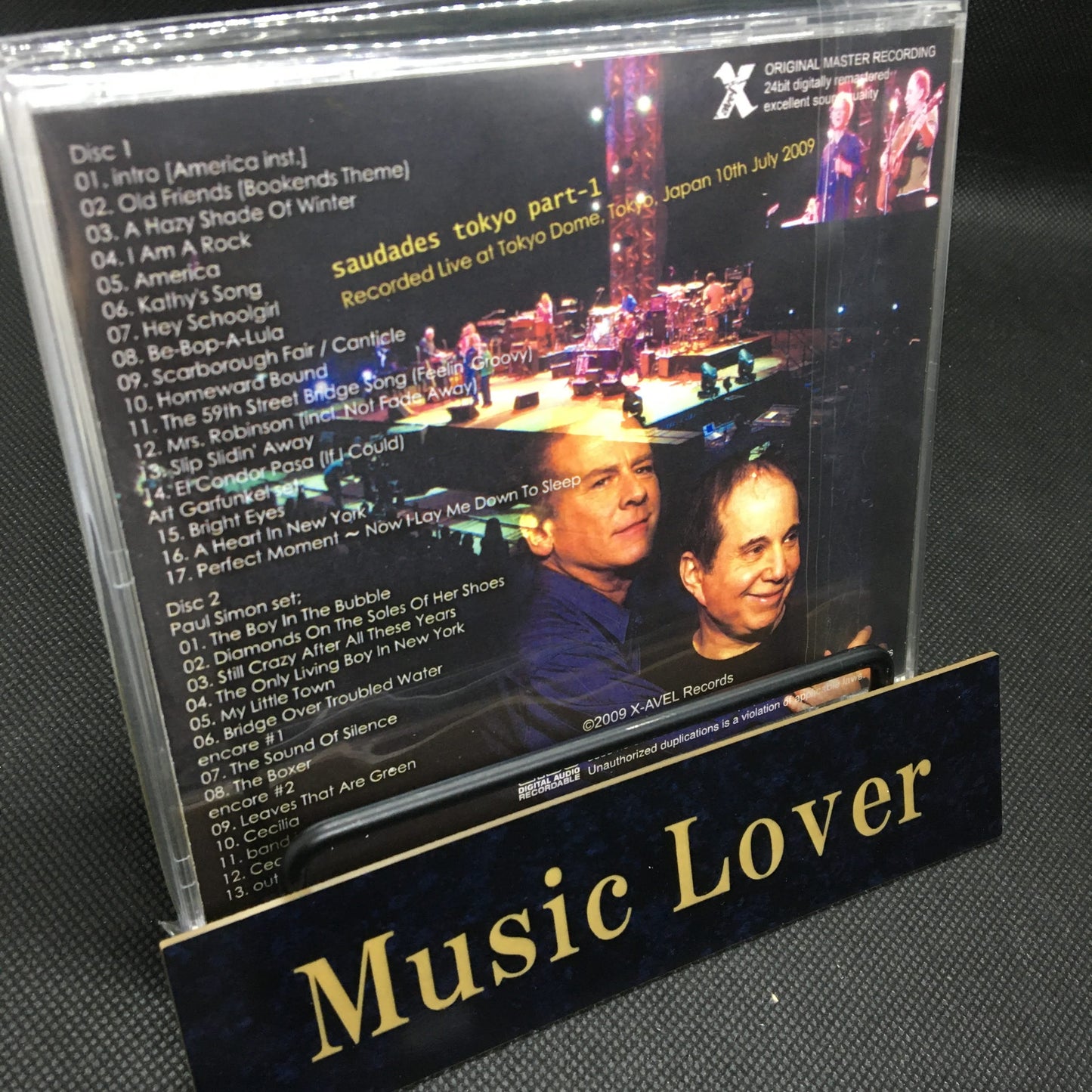 Simon & Garfunkel / saudades tokyo part-1 (Tokyo Dome 10th July 2009) (2CDR)