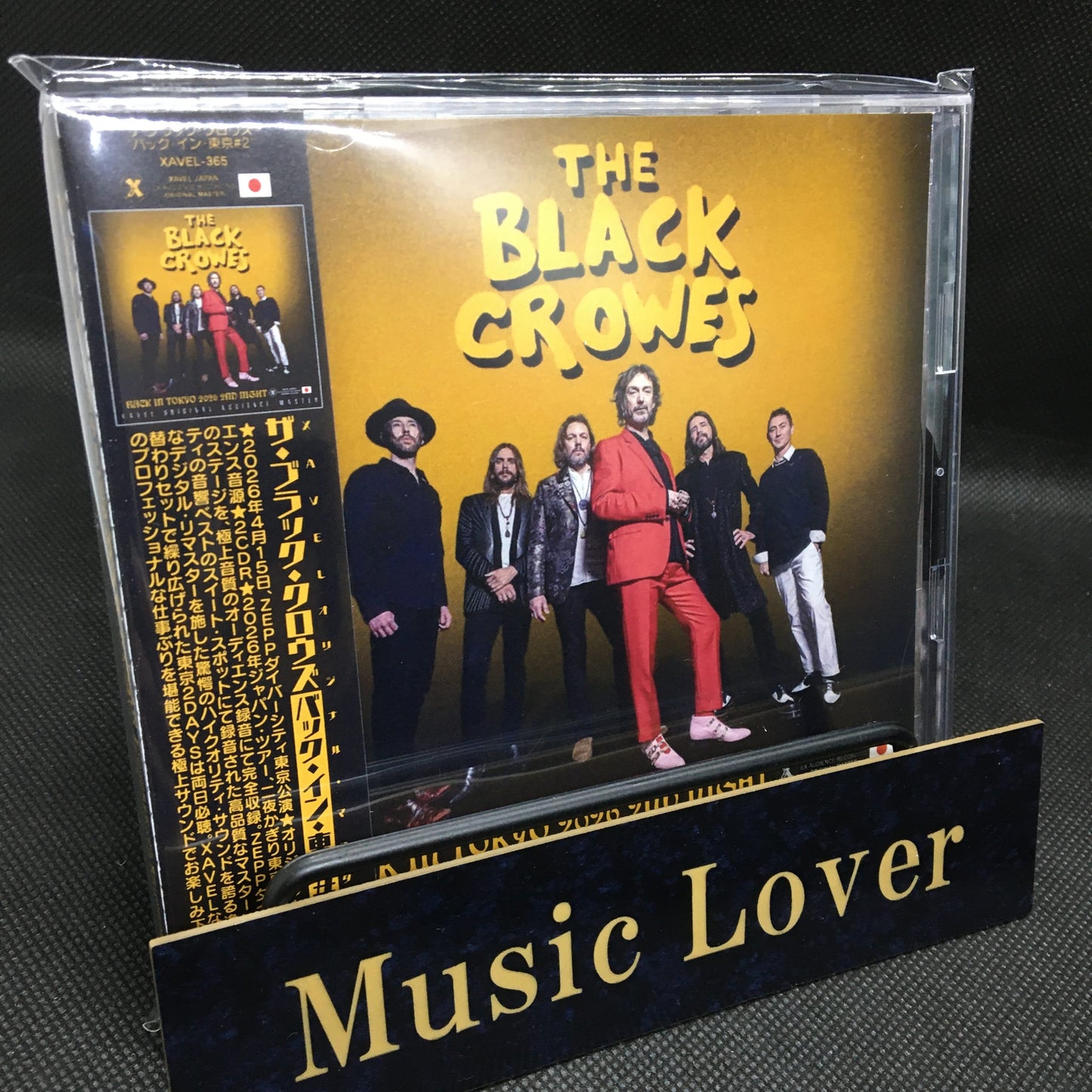 THE BLACK CROWES / BACK IN TOKYO 2026 2ND NIGHT XAVEL ORIGINAL MASTER (2CDR+1DVDR)