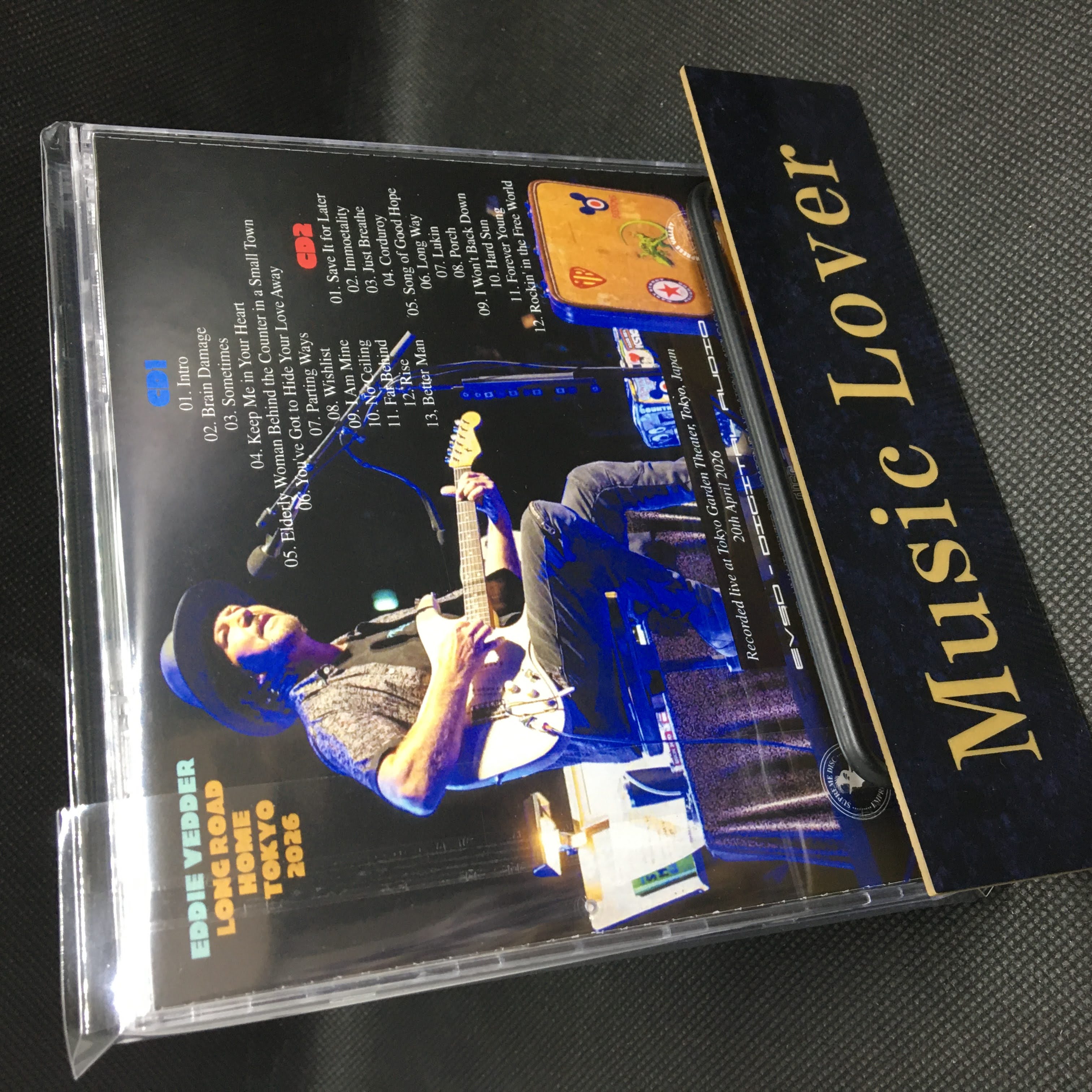 EDDIE VEDDER / LONG ROAD HOME TOKYO 2026 (2CDR) 20th April 2026