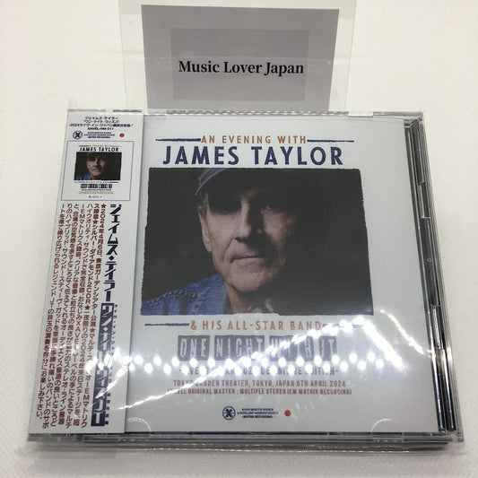 James Taylor / One Night with JT Live in Japan 2024 Edición Definitiva Limitada (2 CD + 1 BDR)