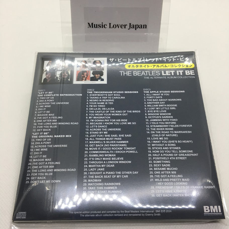 THE BEATLES / LET IT BE THE ALTERNATE ALBUM COLLECTION (3CD)