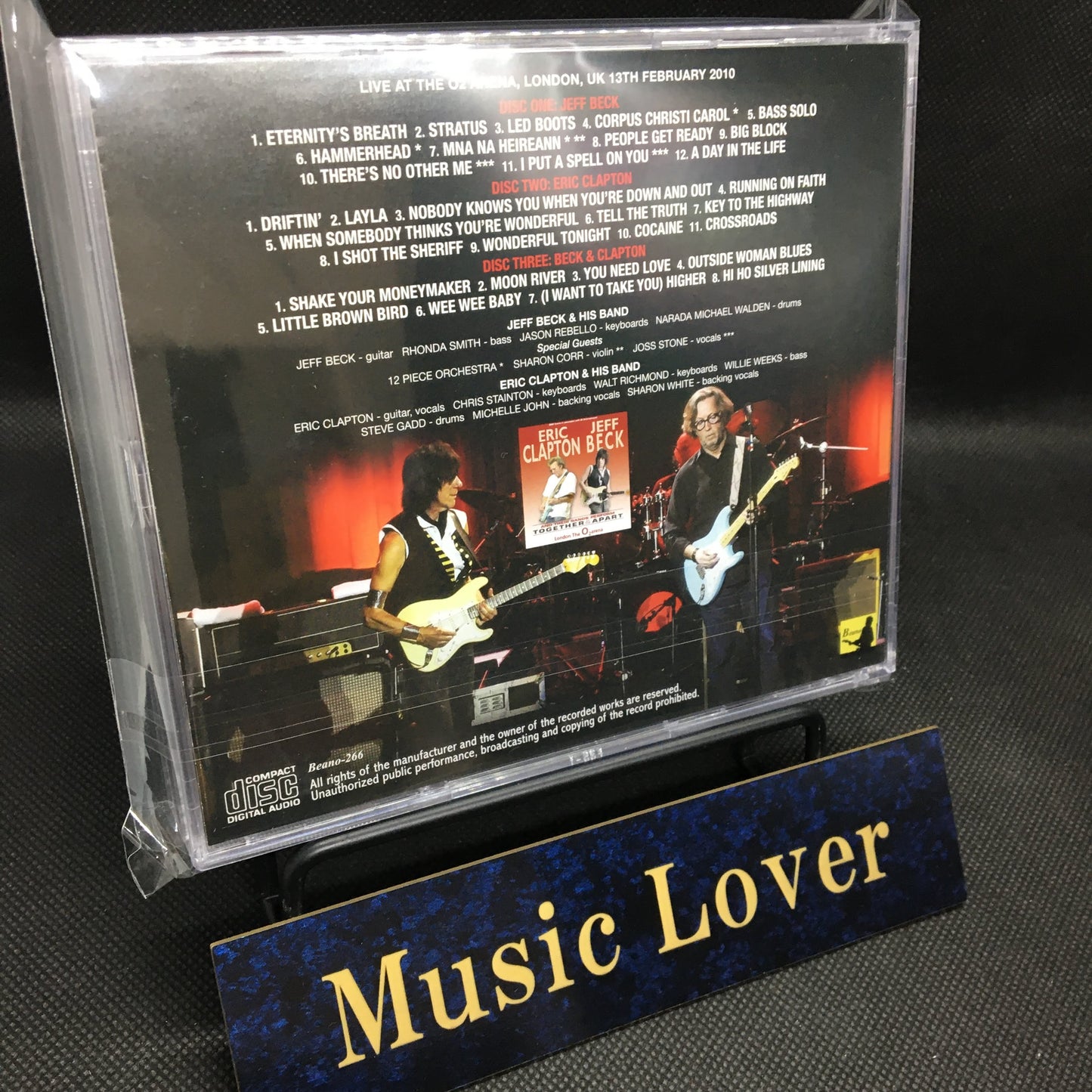 ERIC CLAPTON & JEFF BECK / ULTIMATE LONDON 2010 1ST NIGHT FRONT ROW (3CD)