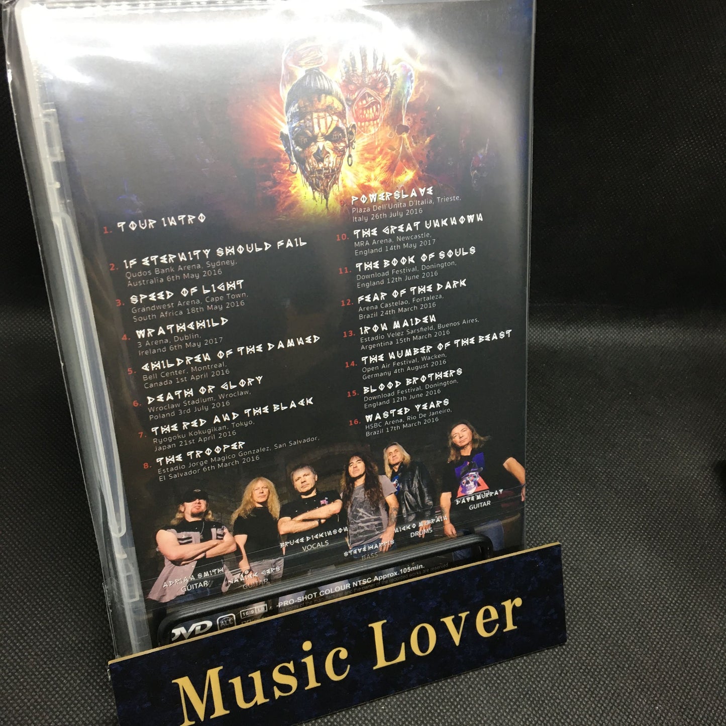 IRON MAIDEN / THE BOOK OF SOULS LIVE CHAPTER  PRO SHOT (1DVDR)
