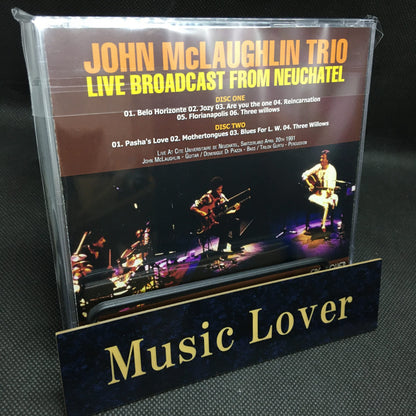 JOHN McLAUGHLIN TRIO / LIVE BROADCAST FROM NEUCHATEL SOUNDBOARD (2CDR)