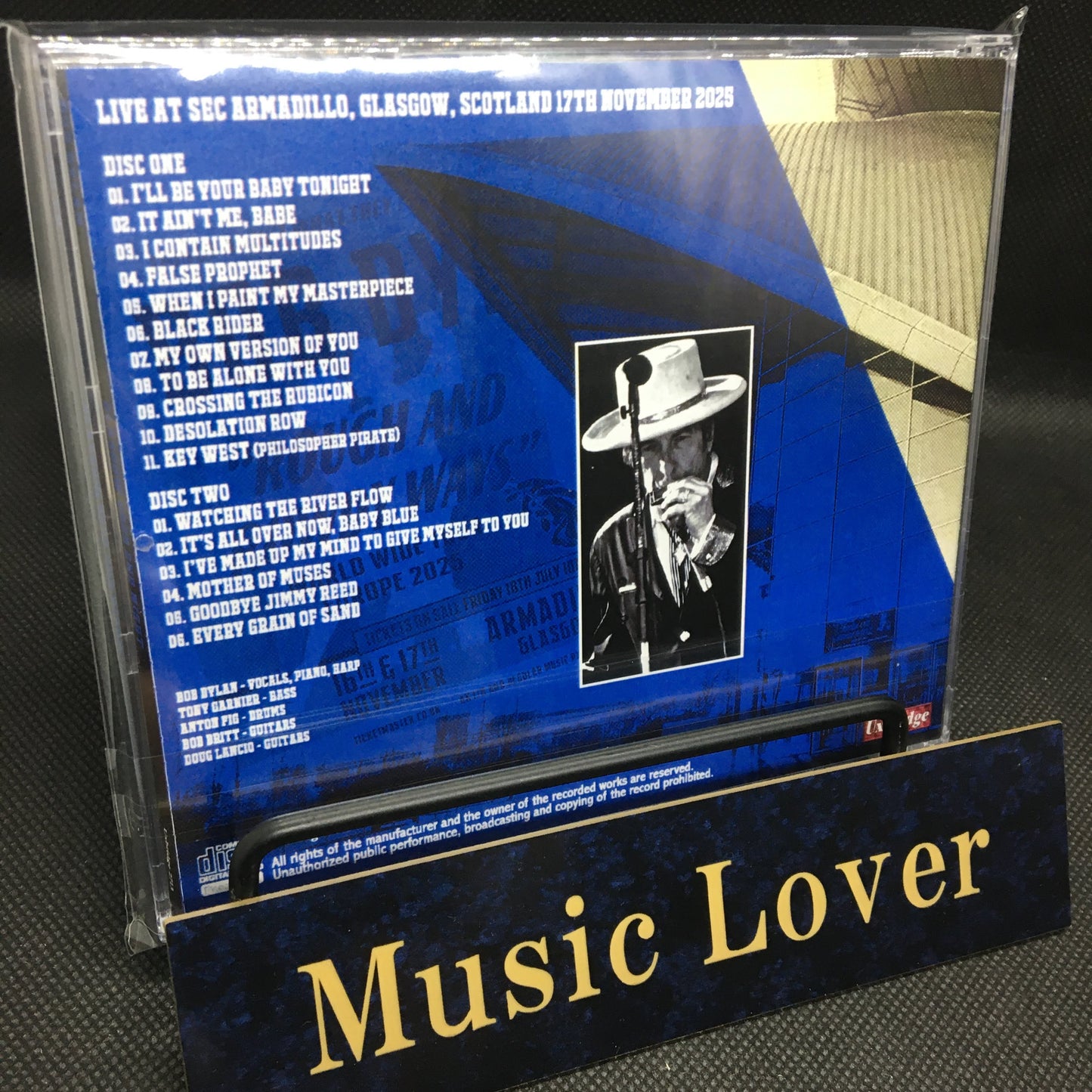 BOB DYLAN / GLASGOW 2025 2ND NIGHT (2CDR)