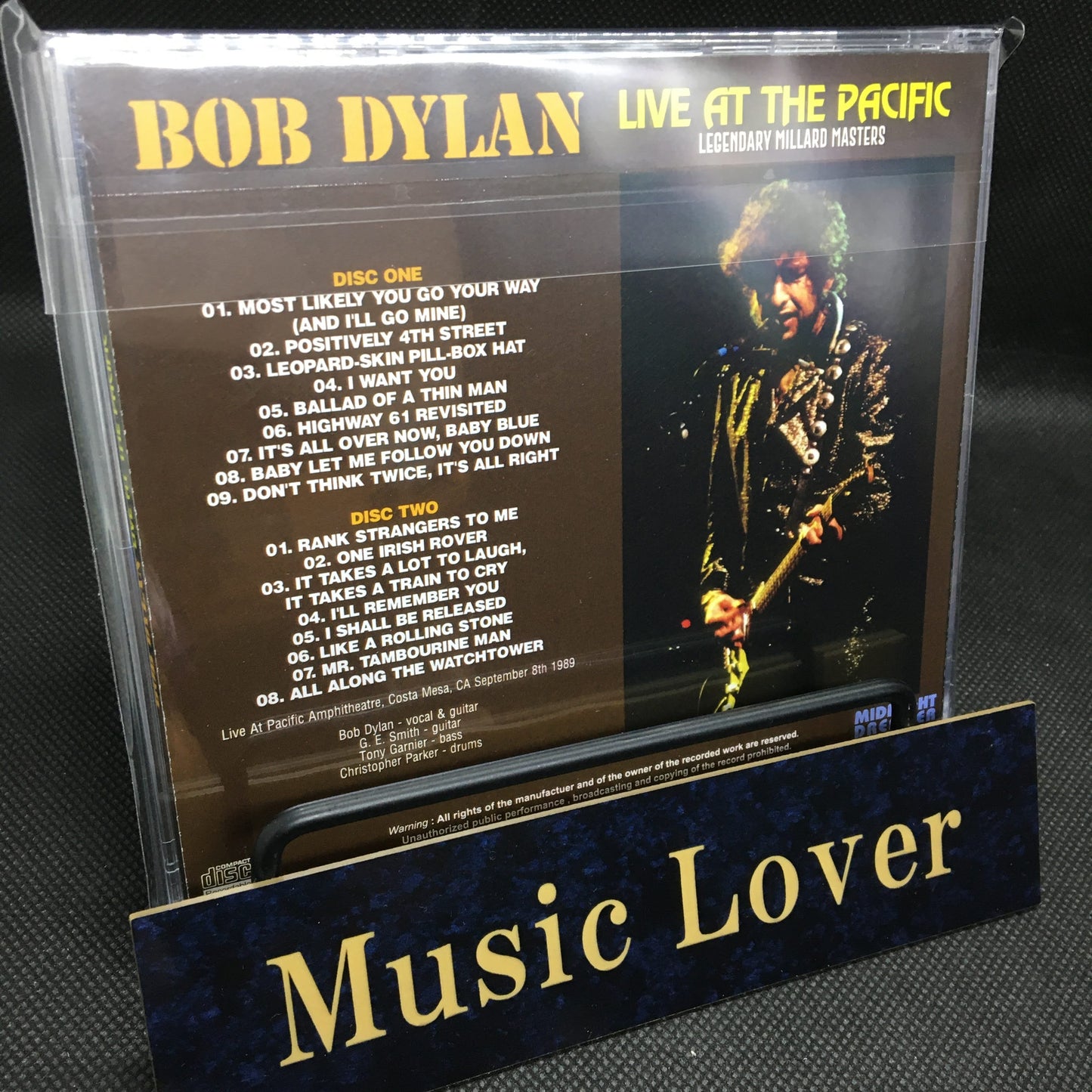 BOB DYLAN / LIVE AT THE PACIFIC (2CDR)