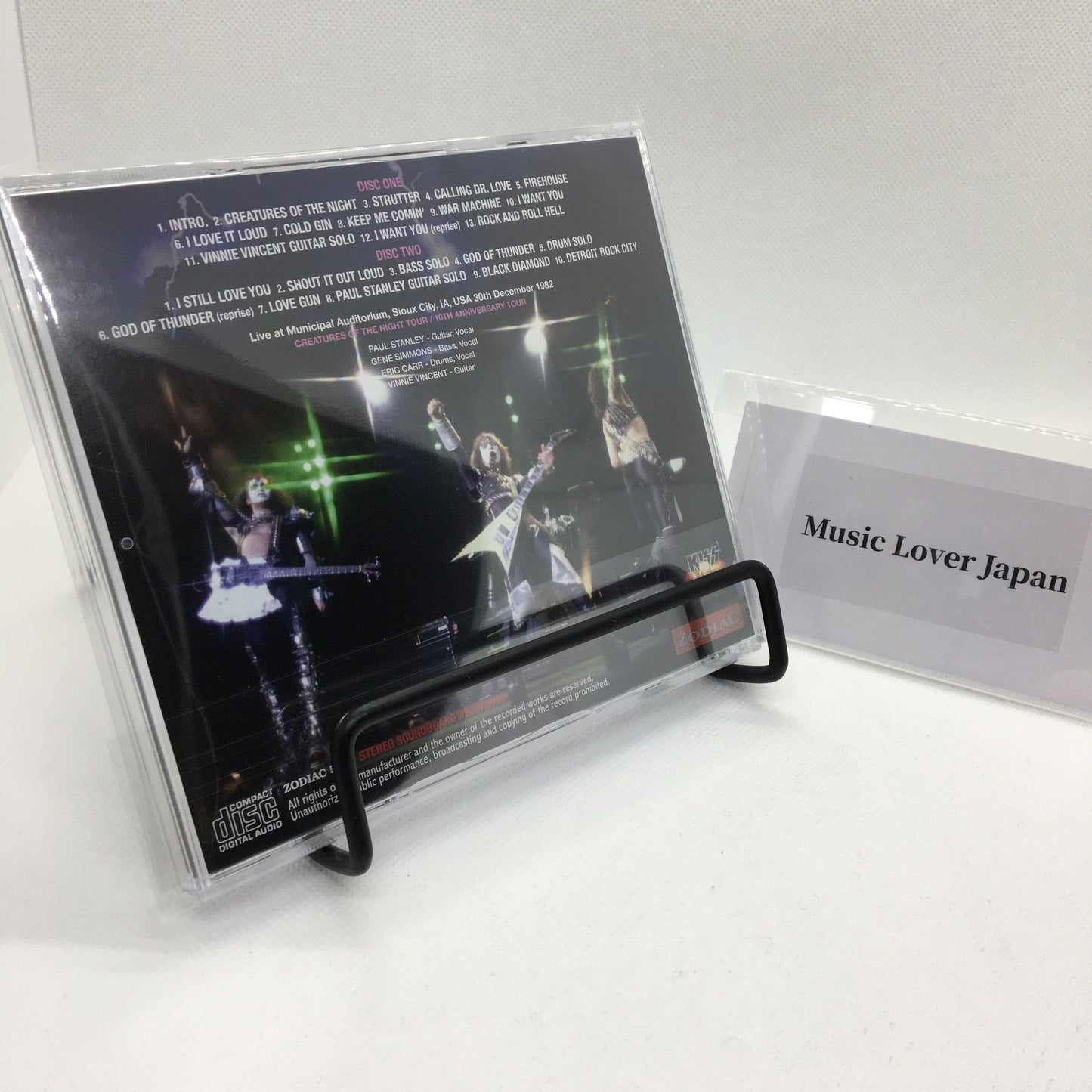 KISS / SIOUX CITY 1982 SOUNDBOARD 2nd Press (2CD)