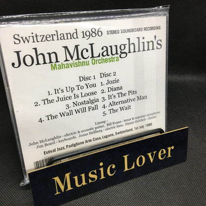 John McLaughlin’s Mahavishnu Orchestra / Switzerland 1986 STEREO SOUNDBOARD (2CDR)