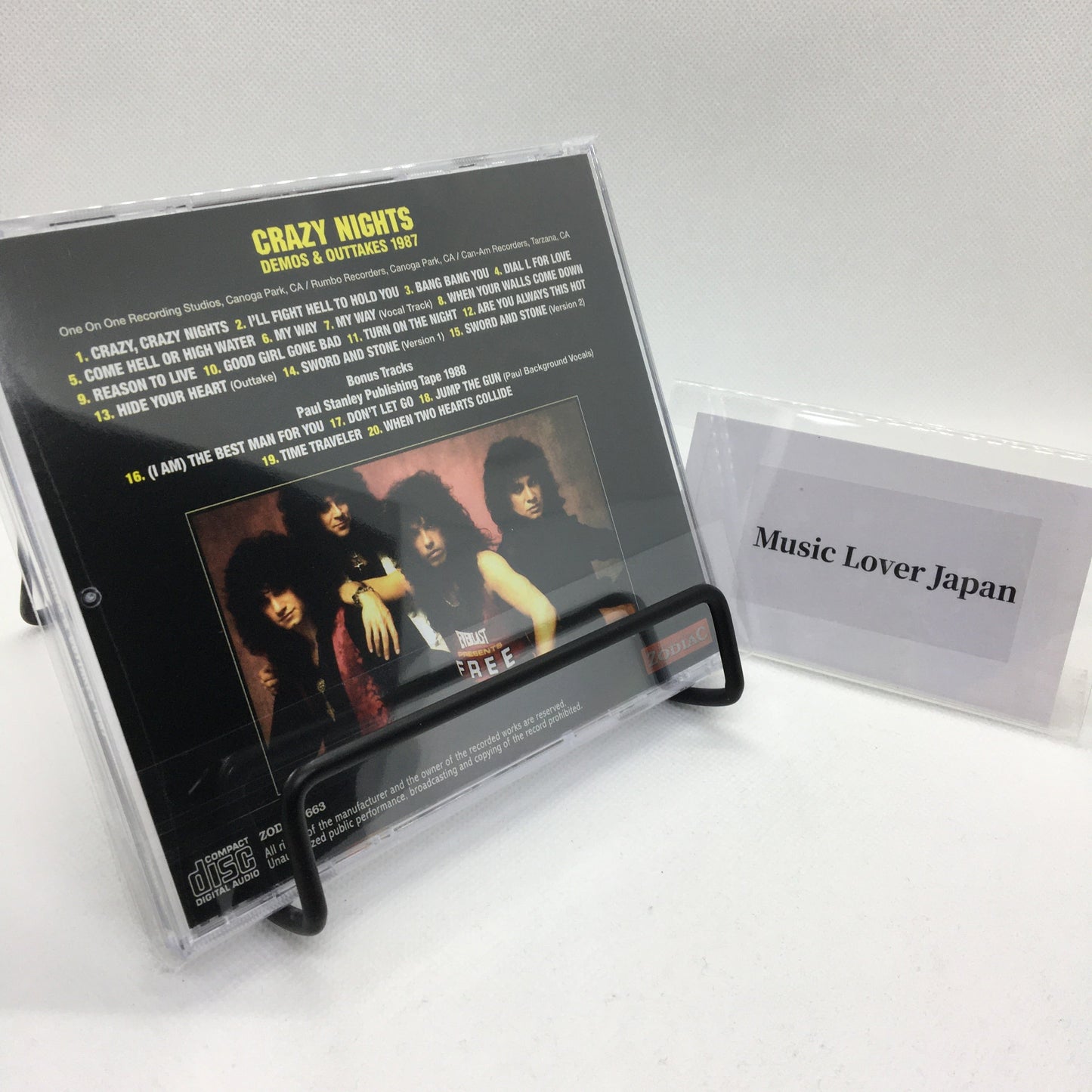 KISS / CRAZY NIGHTS DEMOS & OUTTAKES 1987 (1CD)