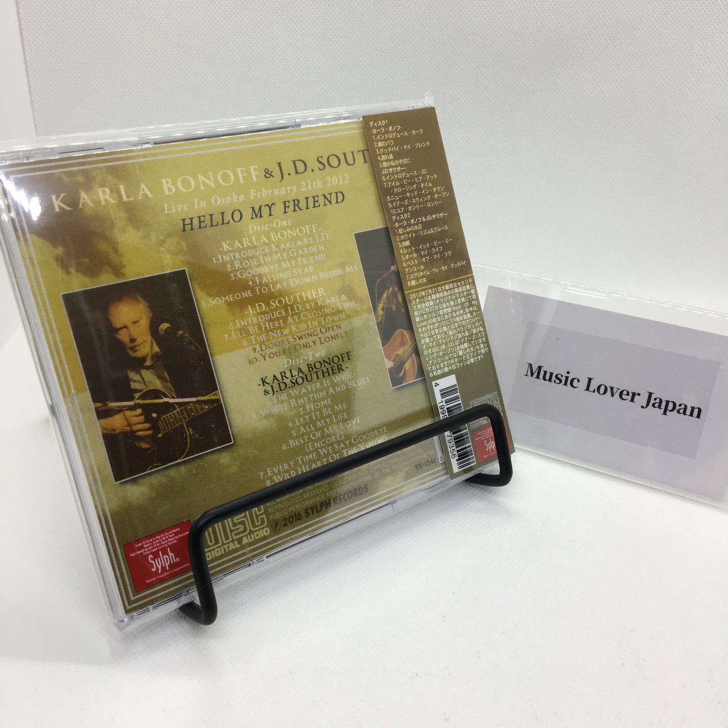 Karla Bonoff & J.D.Souther Hello My Friend Osaka 2012 2CDR