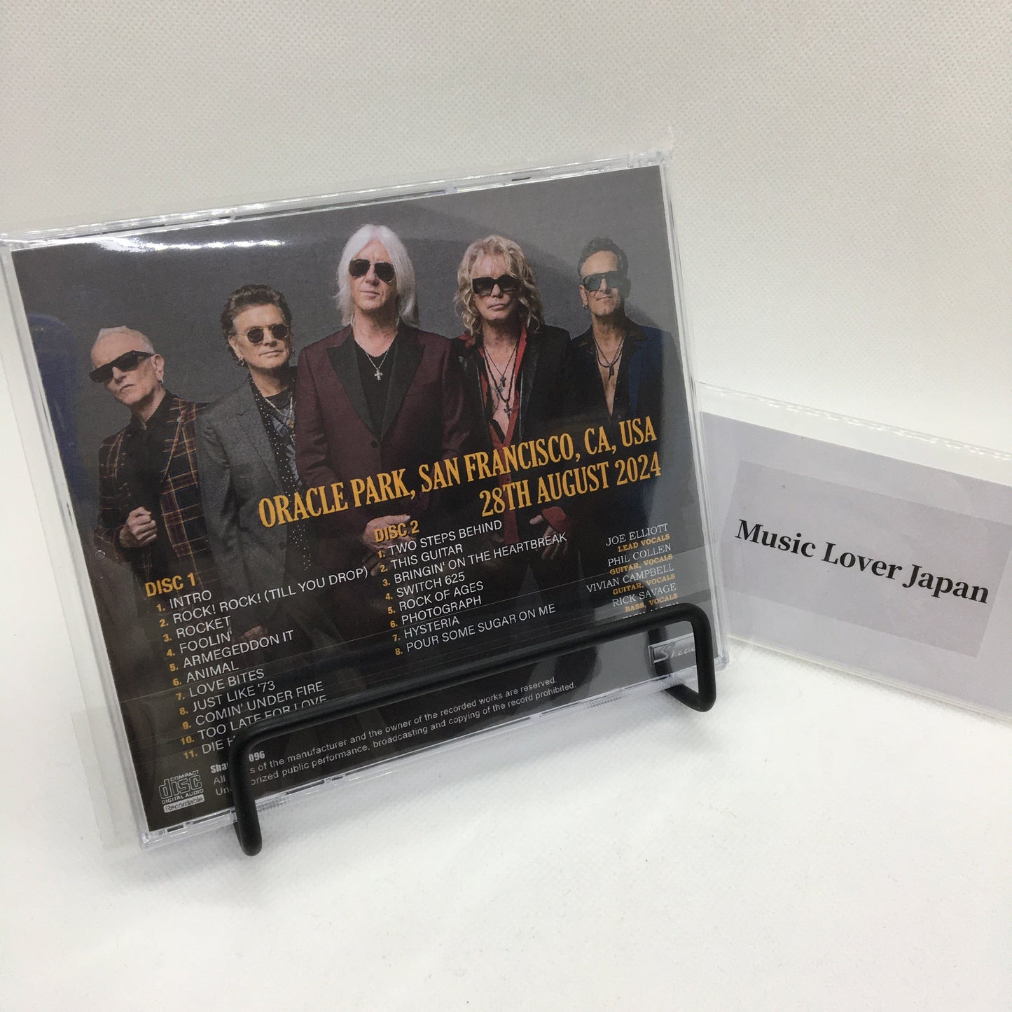 DEF LEPPARD / SAN FRANCISCO 2024 MULTIPLE IEM MATRIX (2CDR)