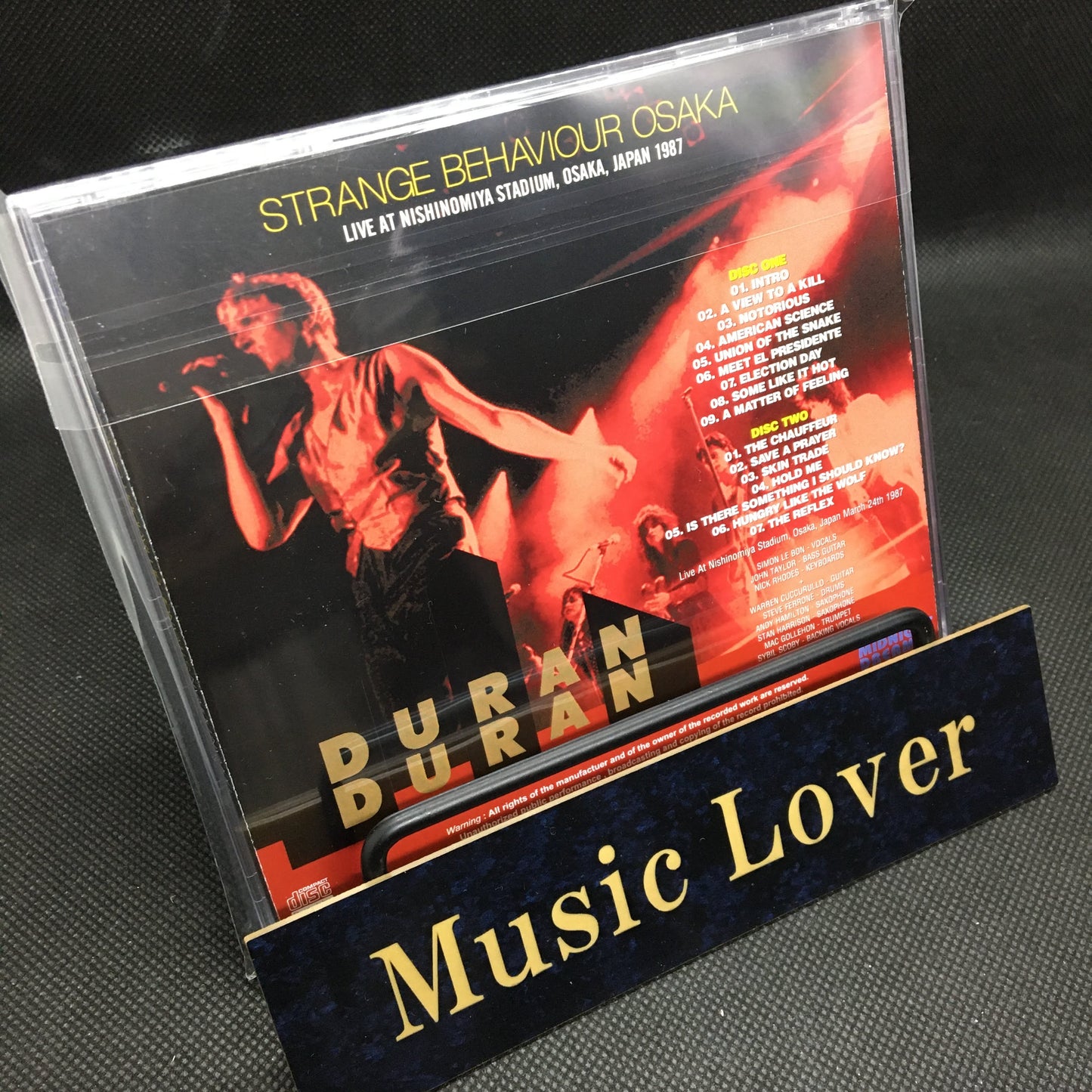 DURAN DURAN / STRANGE BEHAVIOUR OSAKA (2CDR)