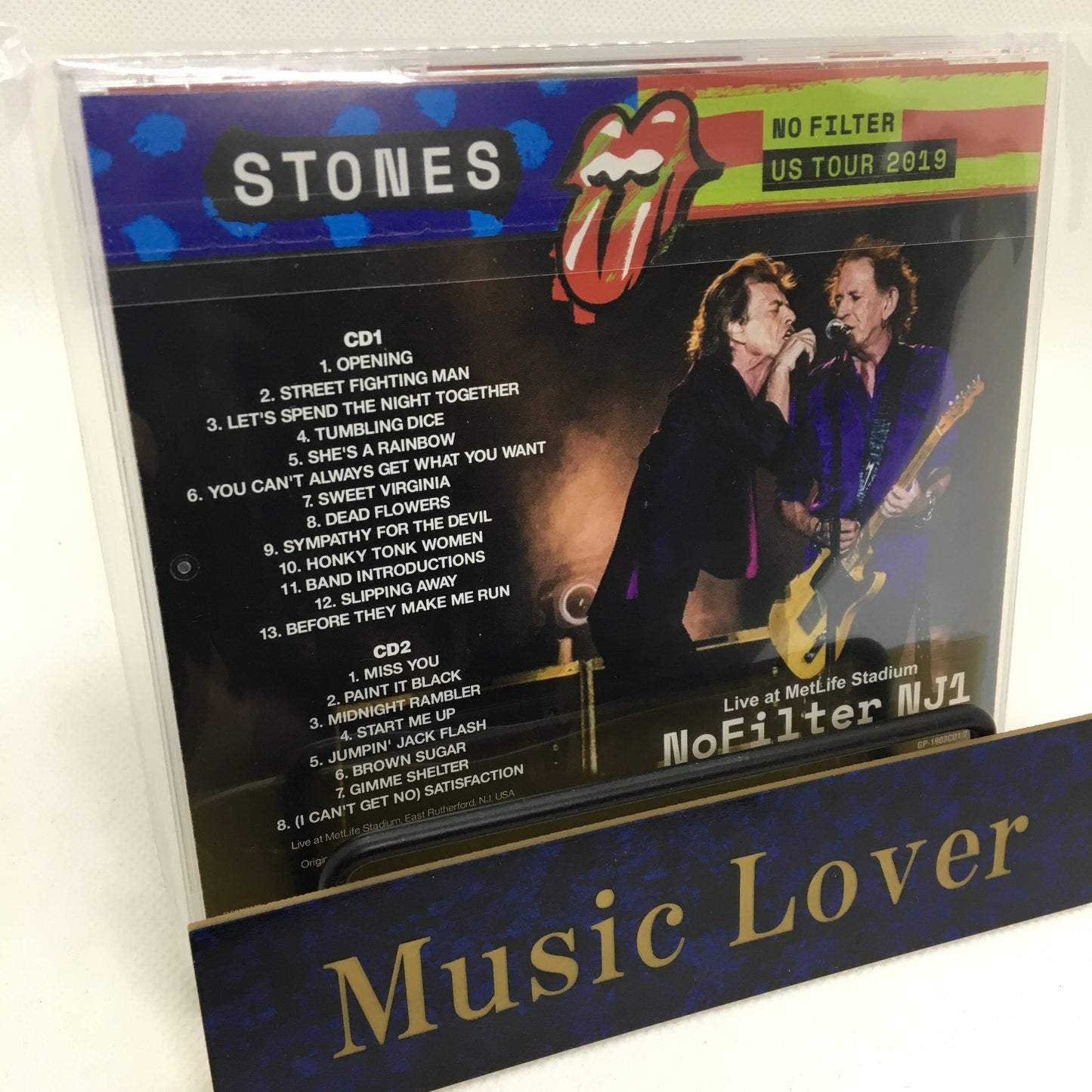 The Rolling Stones No Filter Us Tour August 1 2019 New Jersey CD 2 Discs Set F/S