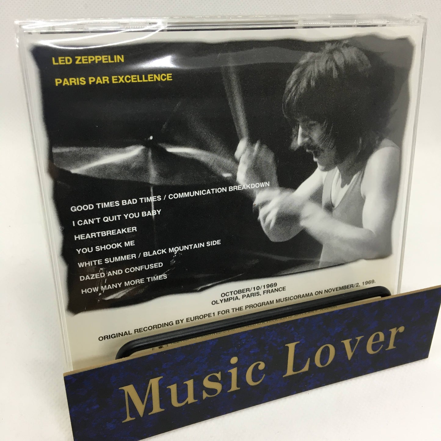 Led Zeppelin Paris Per Excellence CD 1 Disc 7 Tracks Empress Valley Hard Rock