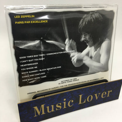 Led Zeppelin Paris Per Excellence CD 1 Disc 7 Tracks Empress Valley Hard Rock