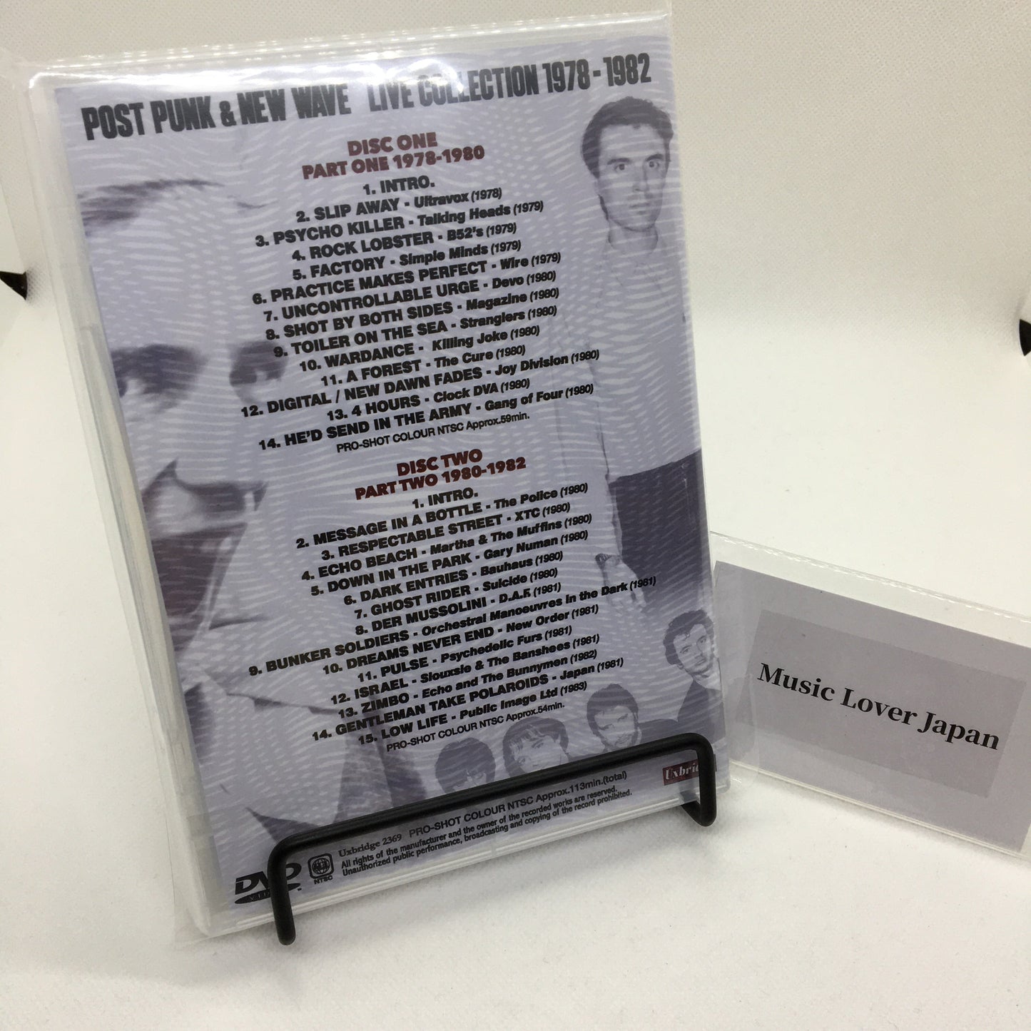 V.A. (ULTRAVOX, TALKING HEADS, POLICE, etc) / POST PUNK & NEW WAVE Live Collection 1978-1982 (2DVDR)