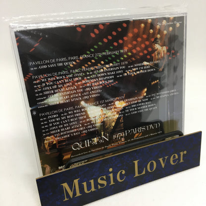 Queen 1979 Paris DVD Definitive Version 1 Disc Live At France Moonchild Records