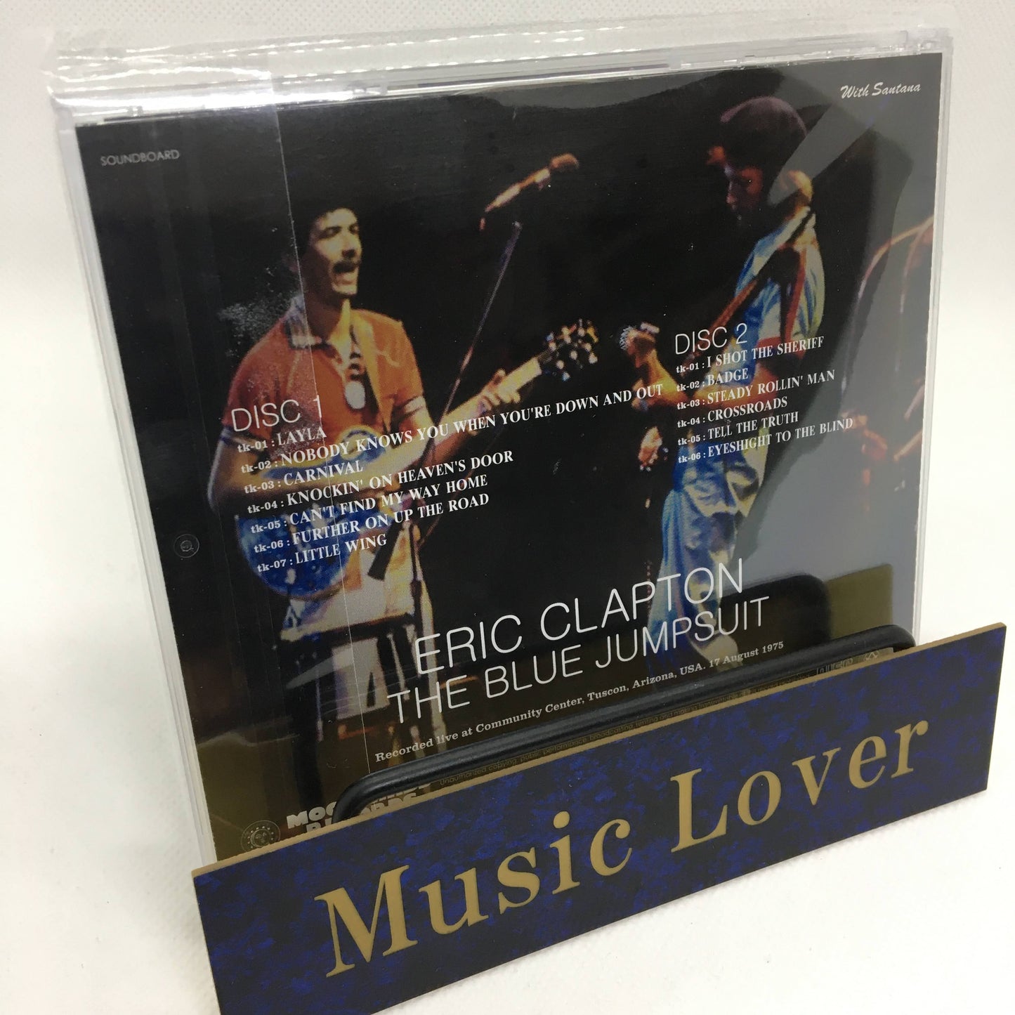 Eric Clapton The Blue Jumpsuit 2CD 13 Tracks Moonchild Records
