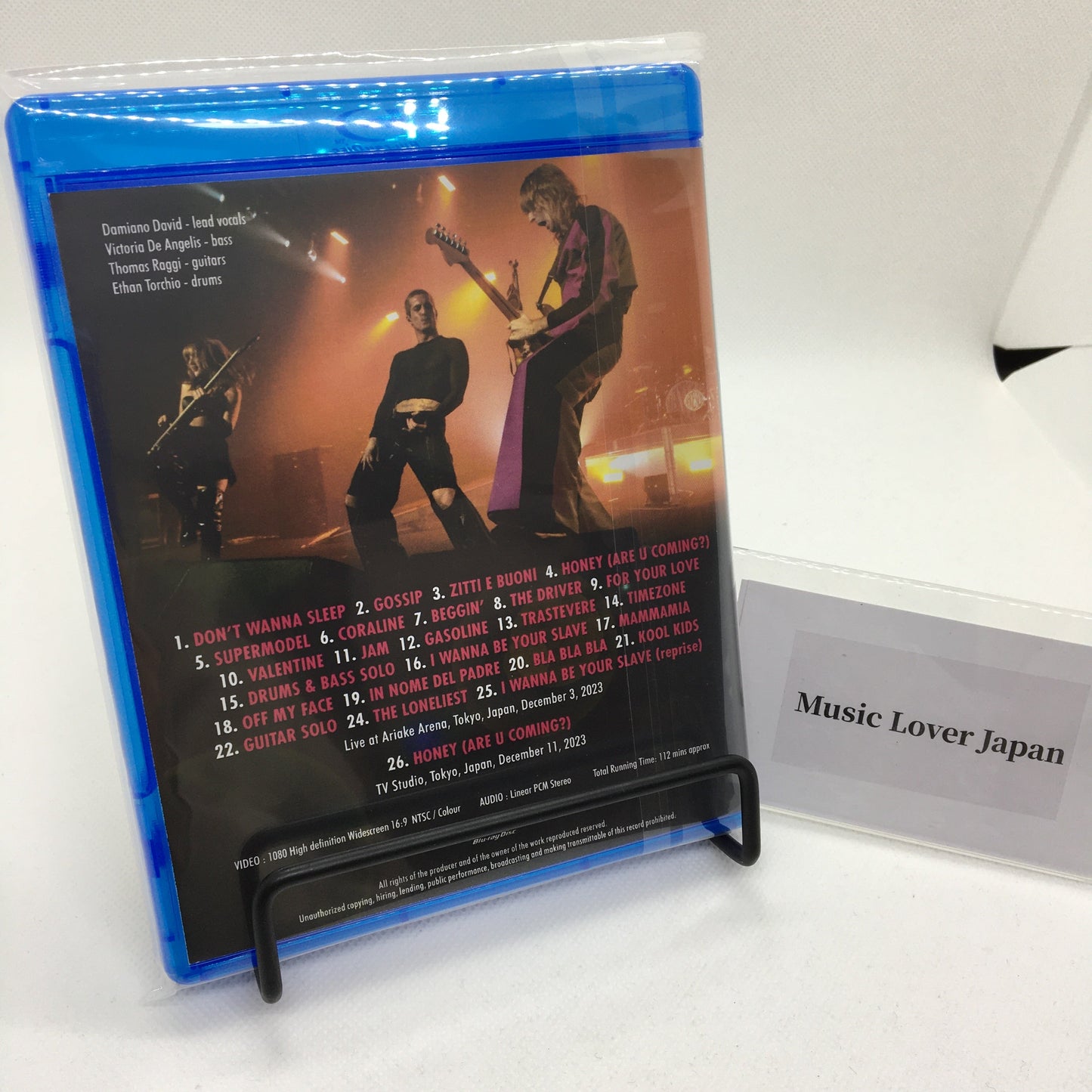 MANESKIN / SECOND NIGHT IN TOKYO 2023 Full HD Pro Shot (1BDR)