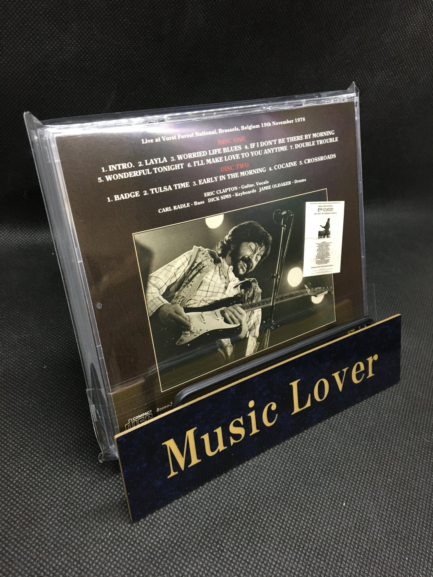 ERIC CLAPTON / BRUSSELS 1978 MASTER CASSETTE (2CD)