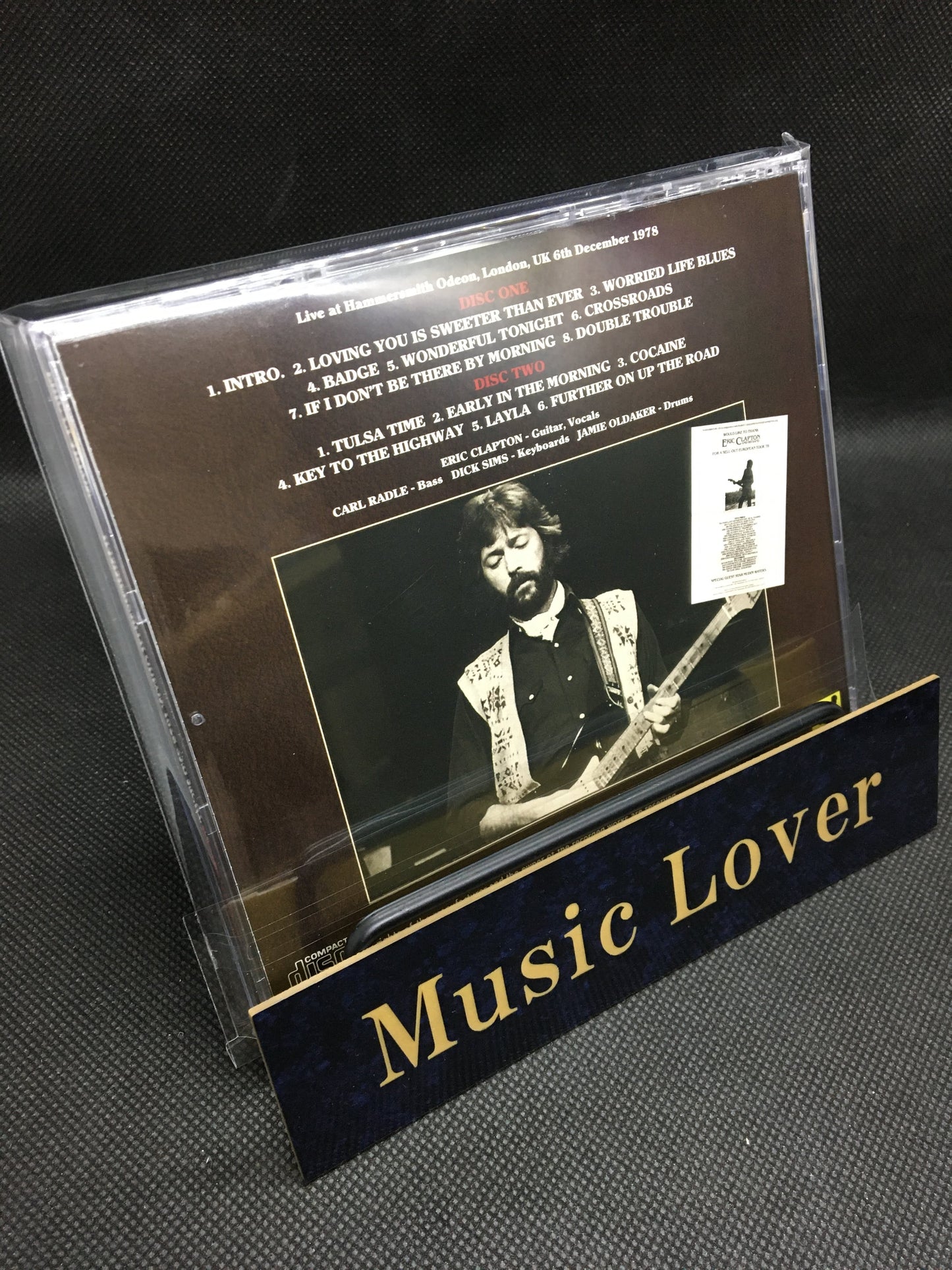 ERIC CLAPTON / HAMMERSMITH ODEON 1978 2ND NIGHT MASTER CASSETTE (2CD)