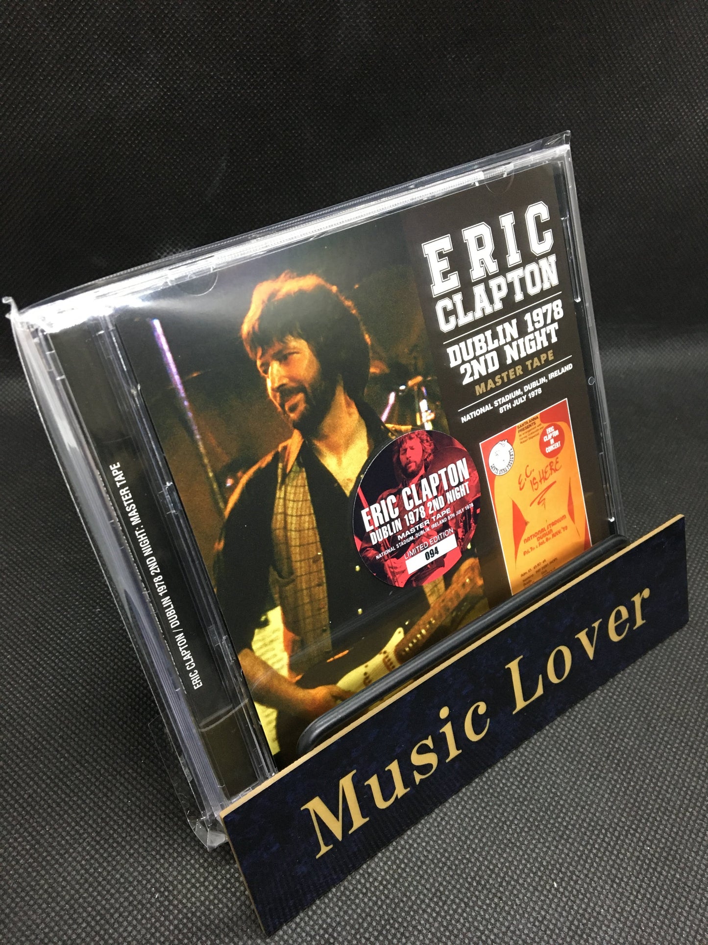 ERIC CLAPTON / DUBLIN 1978 2ND NIGHT MASTER TAPE (2CD)