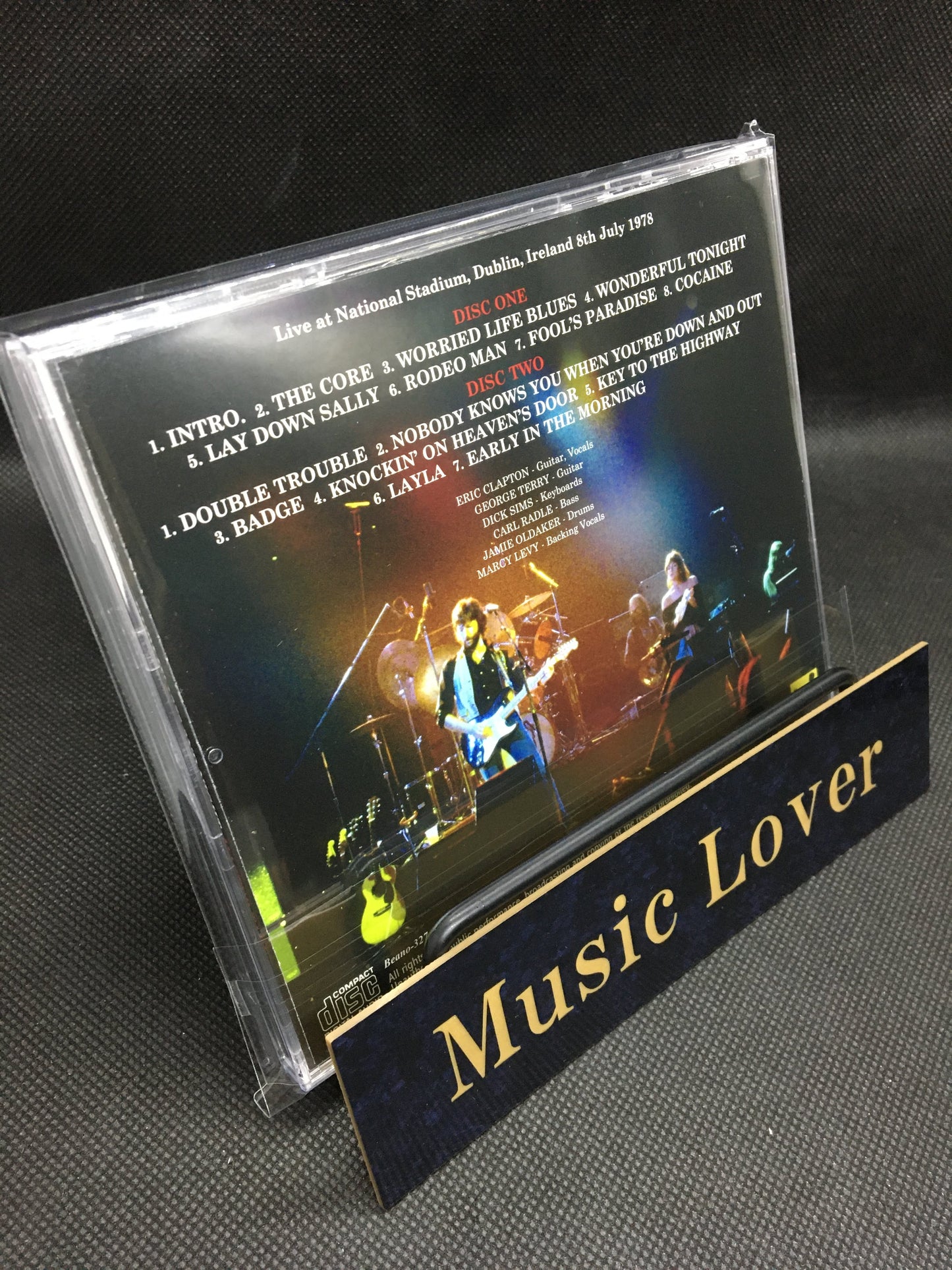 ERIC CLAPTON / DUBLIN 1978 2ND NIGHT MASTER TAPE (2CD)