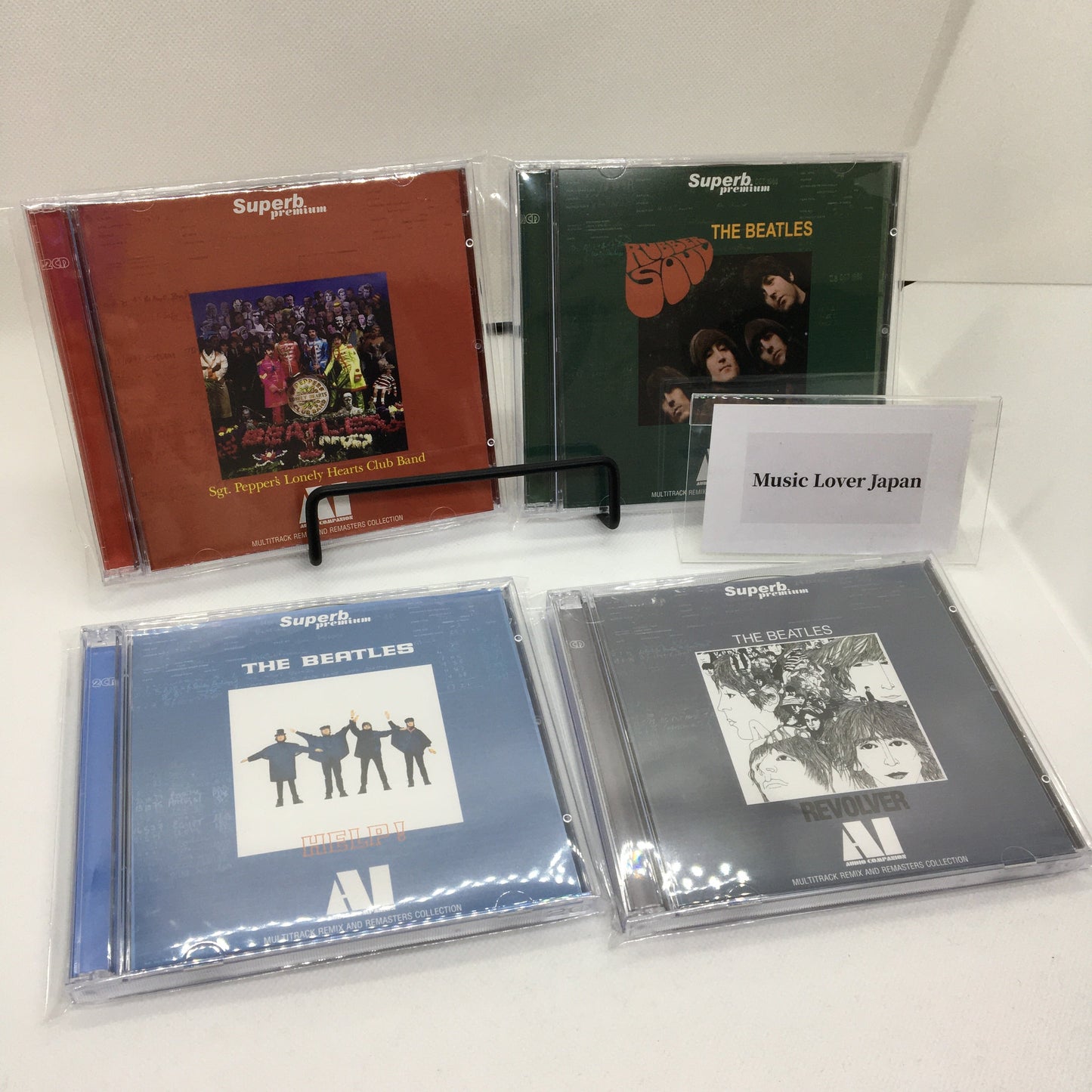 THE BEATLES / AI AUDIO COMPANION 4 Titles Set (8CD) HELP! RUBBER SOUL REVOLVER etc.