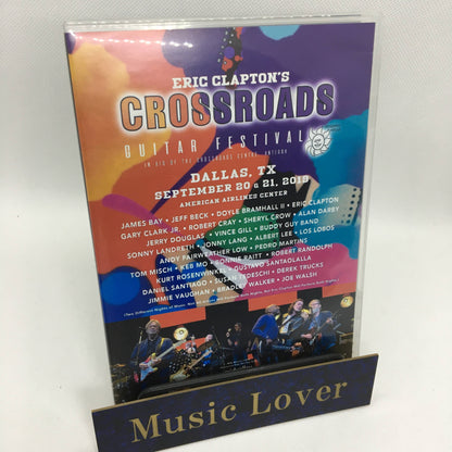 Eric Clapton Crossroads Guitar Festival 2019 DVD 1 Disc Mid Valley Music Rock