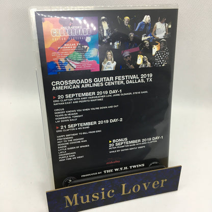 Eric Clapton Crossroads Guitar Festival 2019 DVD 1 Disc Mid Valley Music Rock