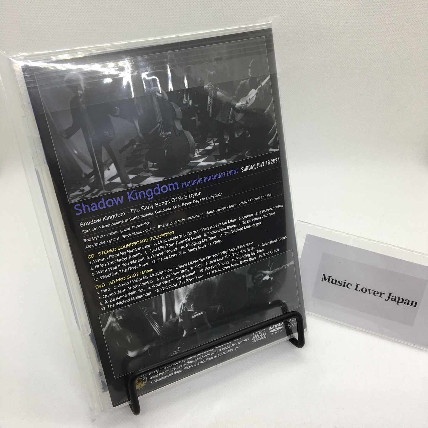 BOB DYLAN / Shadow Kingdom (1CD + 1DVD + 1BDR)