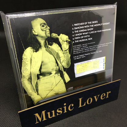 GENESIS / NEW JERSEY 1974 MASTER CASSETTA SOUNDBOARD STEREO SOUNDBOARD (1CDR)